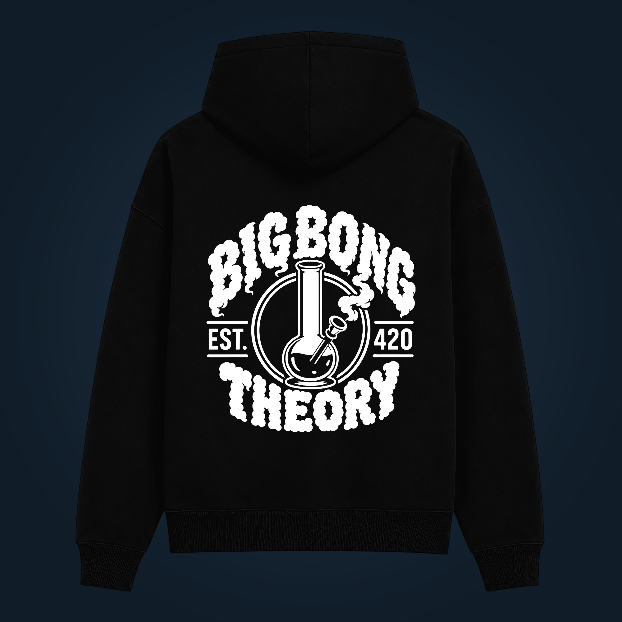 BIG BONG THEORY hoodie back print - Image 2