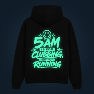 5 AM hoodie back print