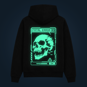 FATAL ERROR hoodie back print