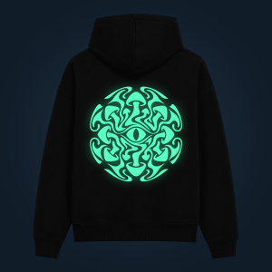SHROOM SPHERE hoodie back print