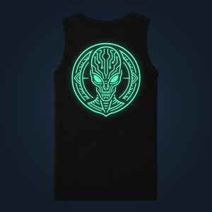 AI AGENT tank top men back print
