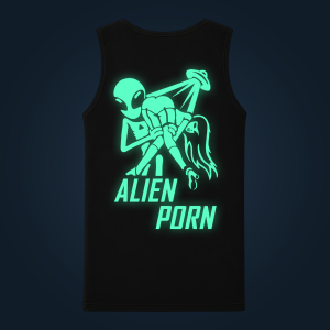 Alien Porn tank top men back print