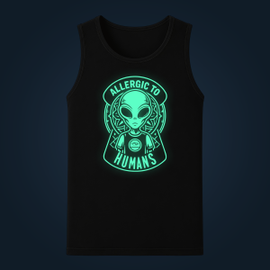 ALLERGIC TO HUMANS tank top men