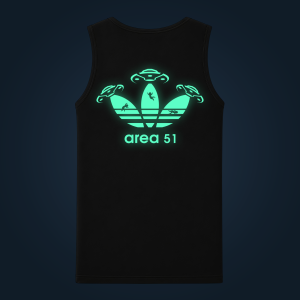 Area 51 tank top men back print