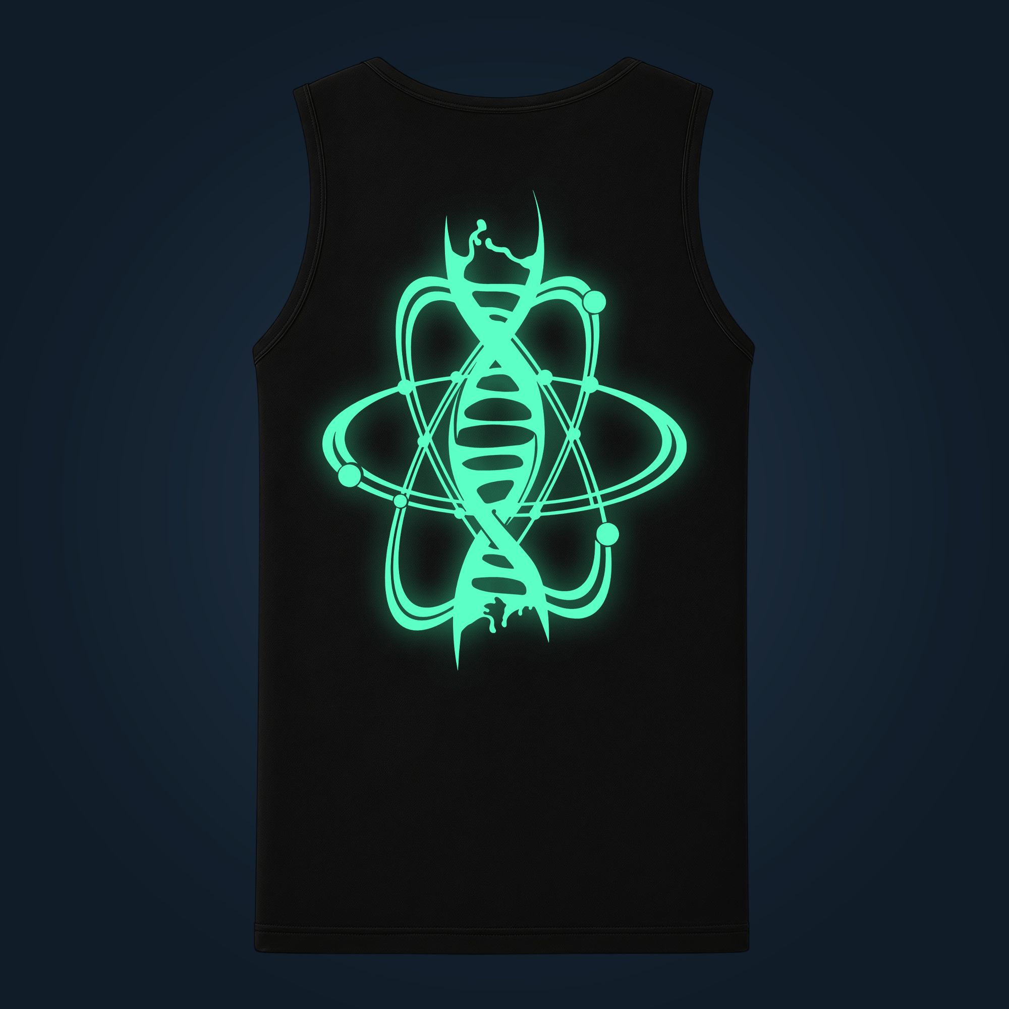 Atomic DNA tank top men back print