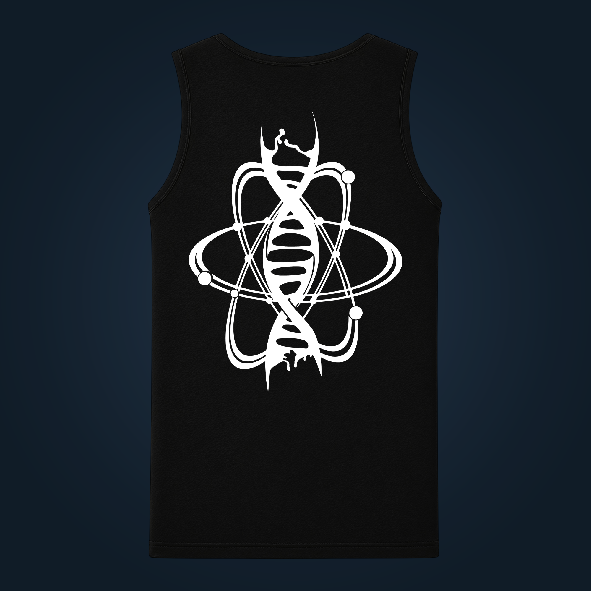 Atomic DNA tank top men back print - Image 2