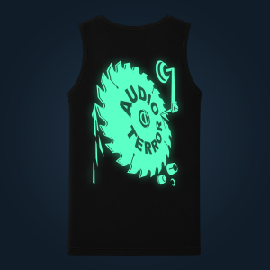 Audio Terror tank top men back print