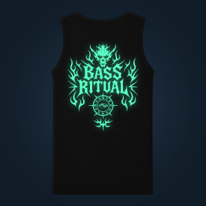 BASS RITUAL tank top men back print