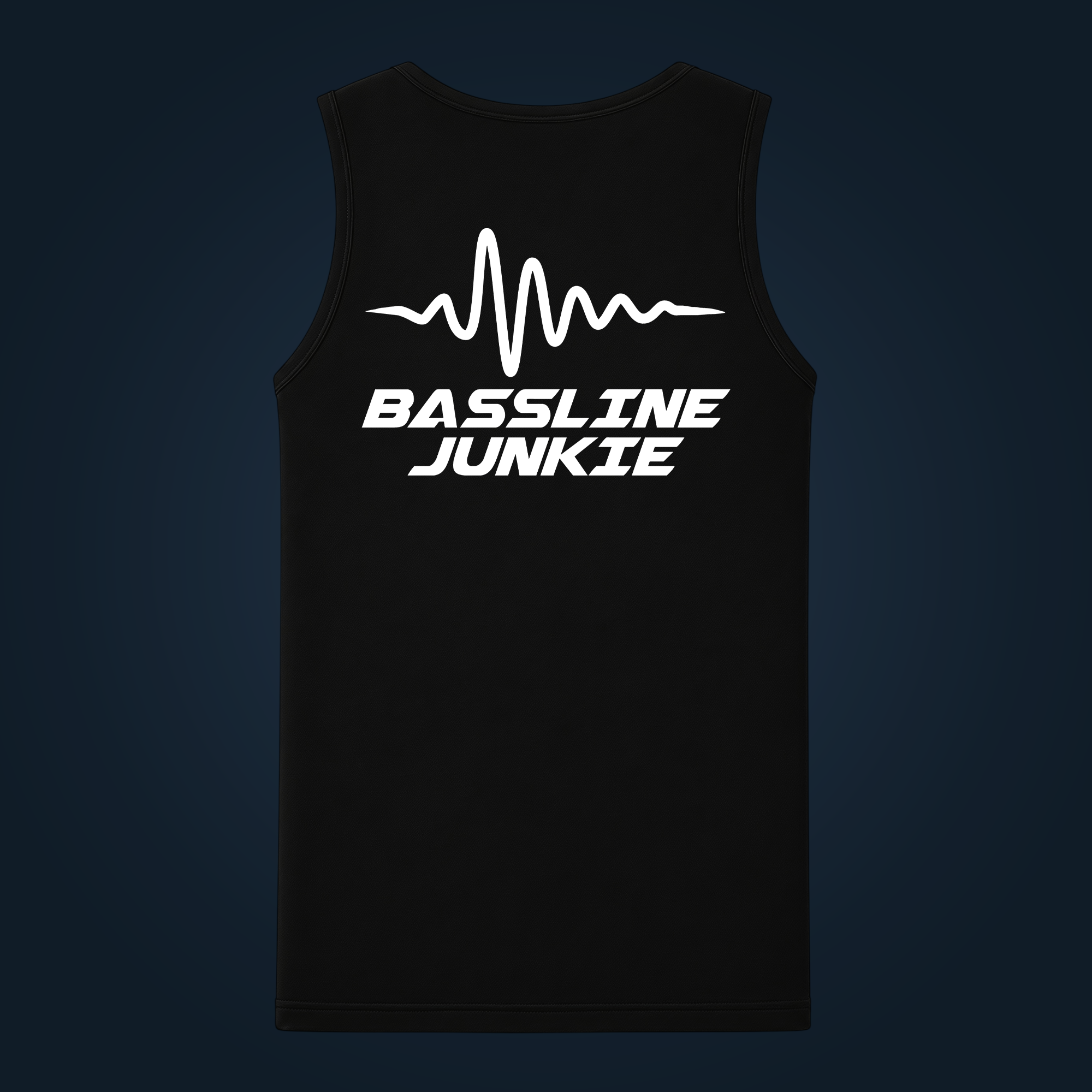 Bassline Junkie tank top men back print - Image 2