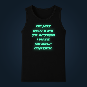 Do Not Invite Me tank top men
