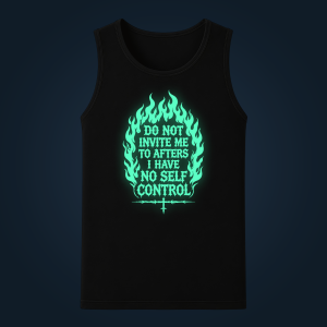 Do Not Invite Me tank top men