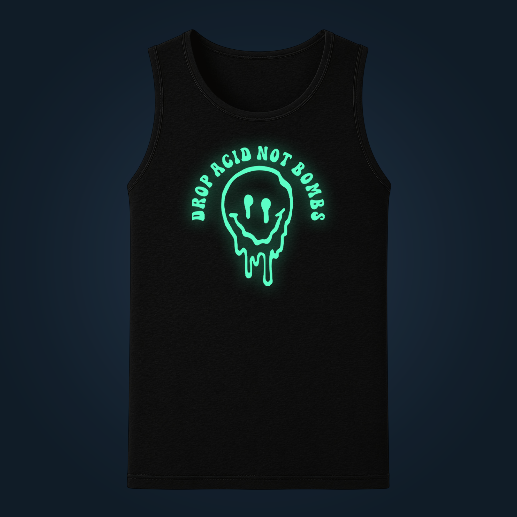 Drop Acid Not Bombs tank top men