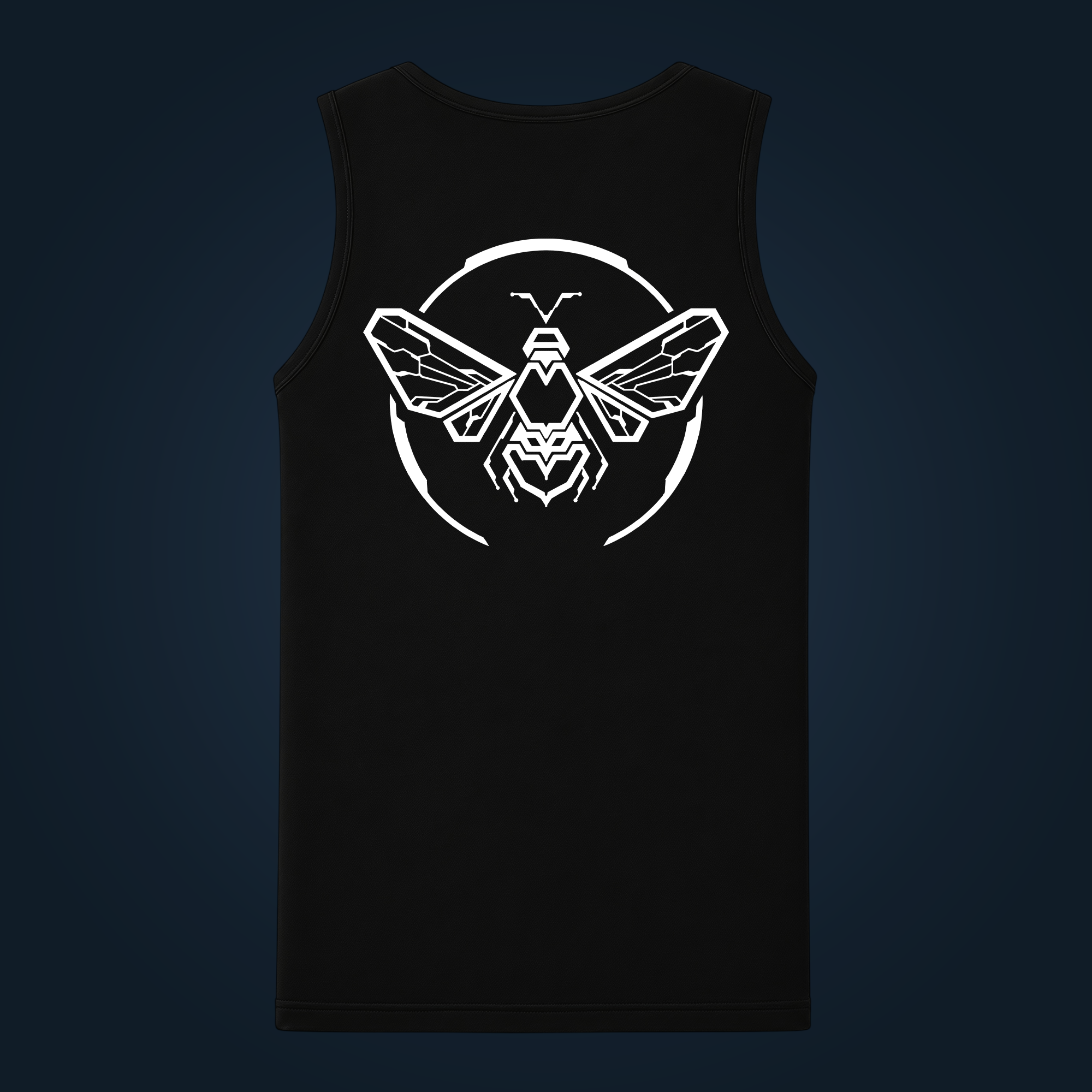 Electric Bee tank top men back print - Image 2