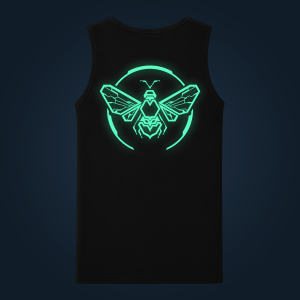 Electric Bee tank top men back print