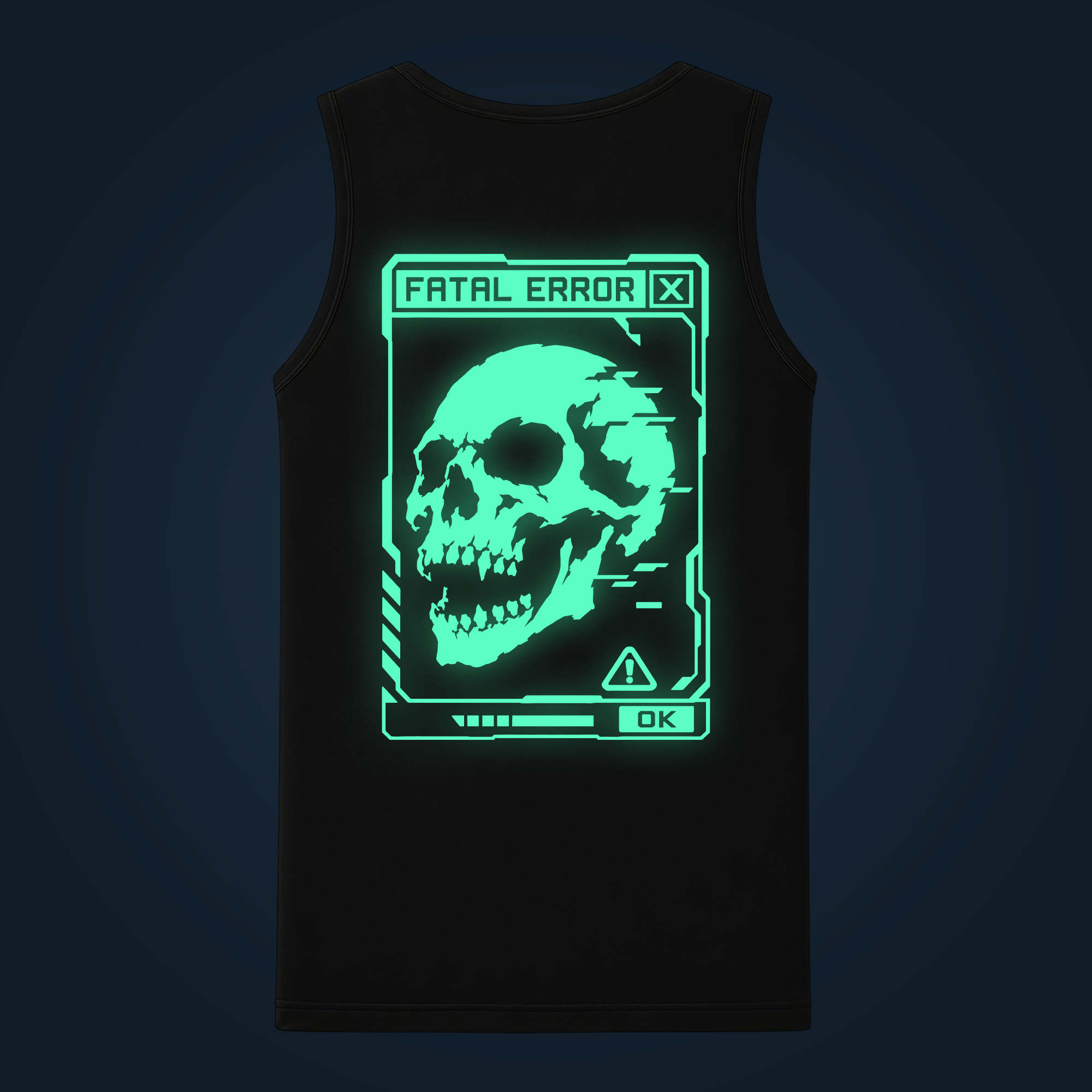 Fatal Error tank top men back print