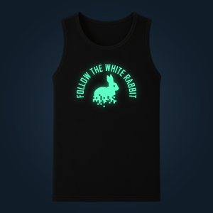 Follow The White Rabbit tank top men