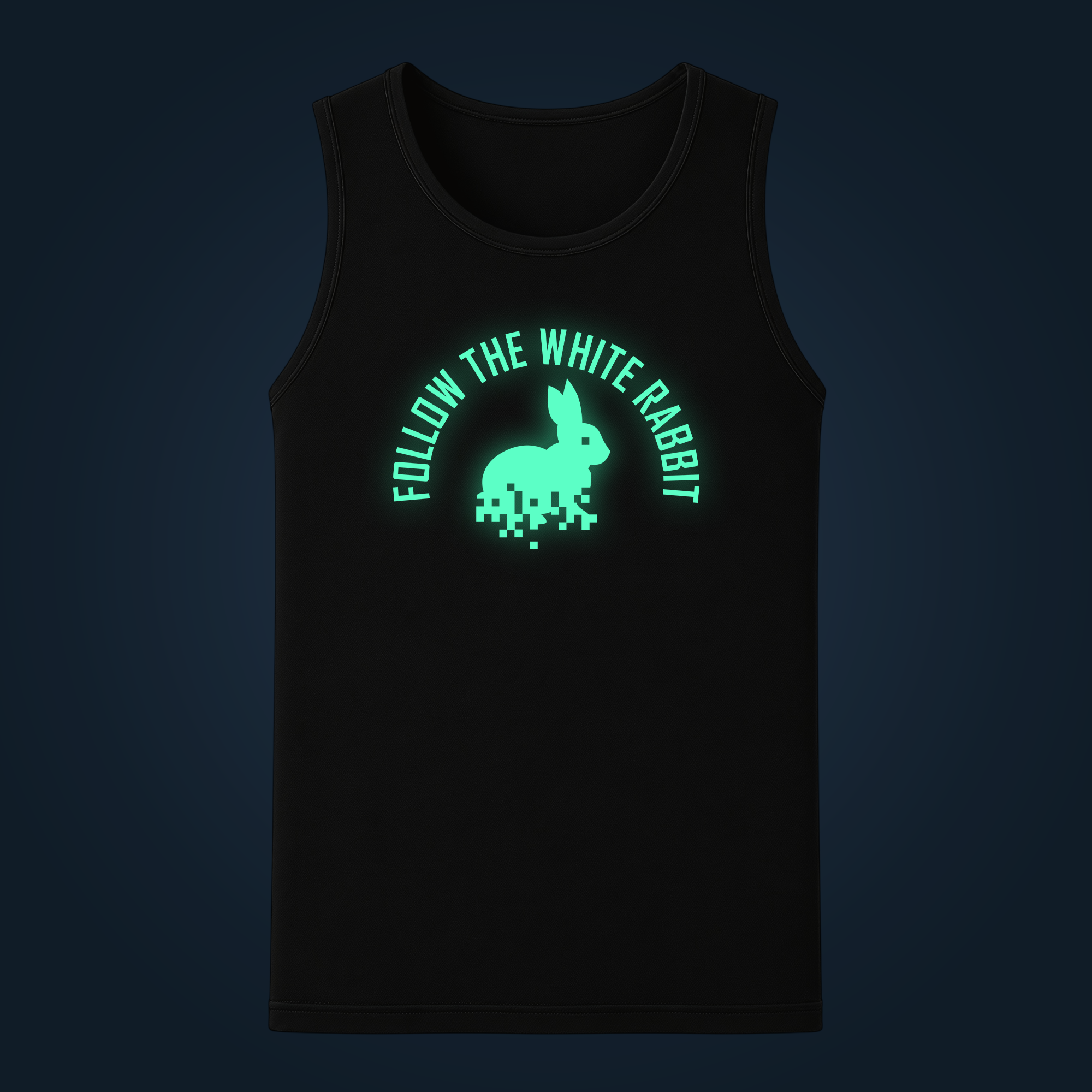 Follow The White Rabbit tank top men
