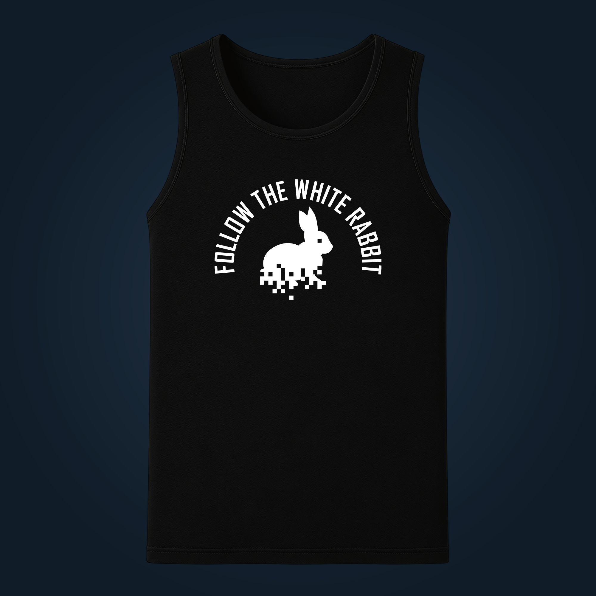 Follow The White Rabbit tank top men - Image 2