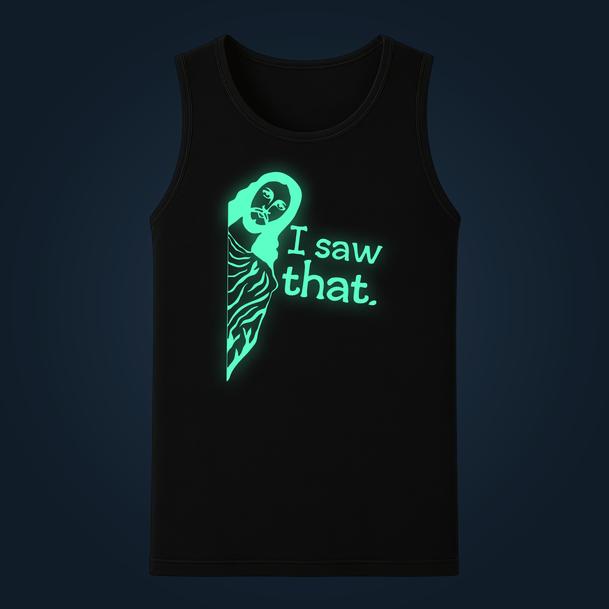 I Saw That tank top men