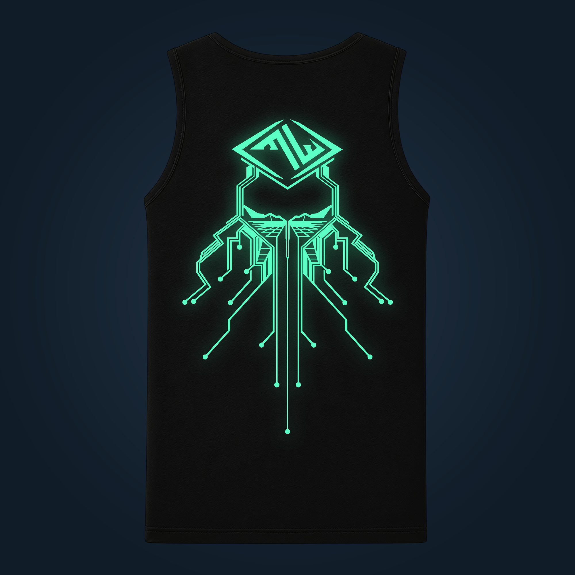 INTERSTELLAR tank top men back print