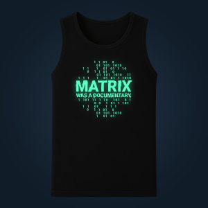 Matrix Was A Documentary tank top men