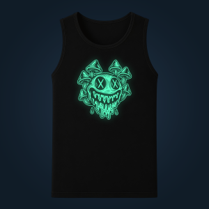 MUSHROOM SMILE tank top men