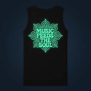 MUSIC FEEDS THE SOUL tank top men back print