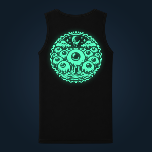 NIGHTWATCH tank top men back print