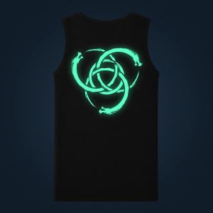 Ouroboros tank top men back print