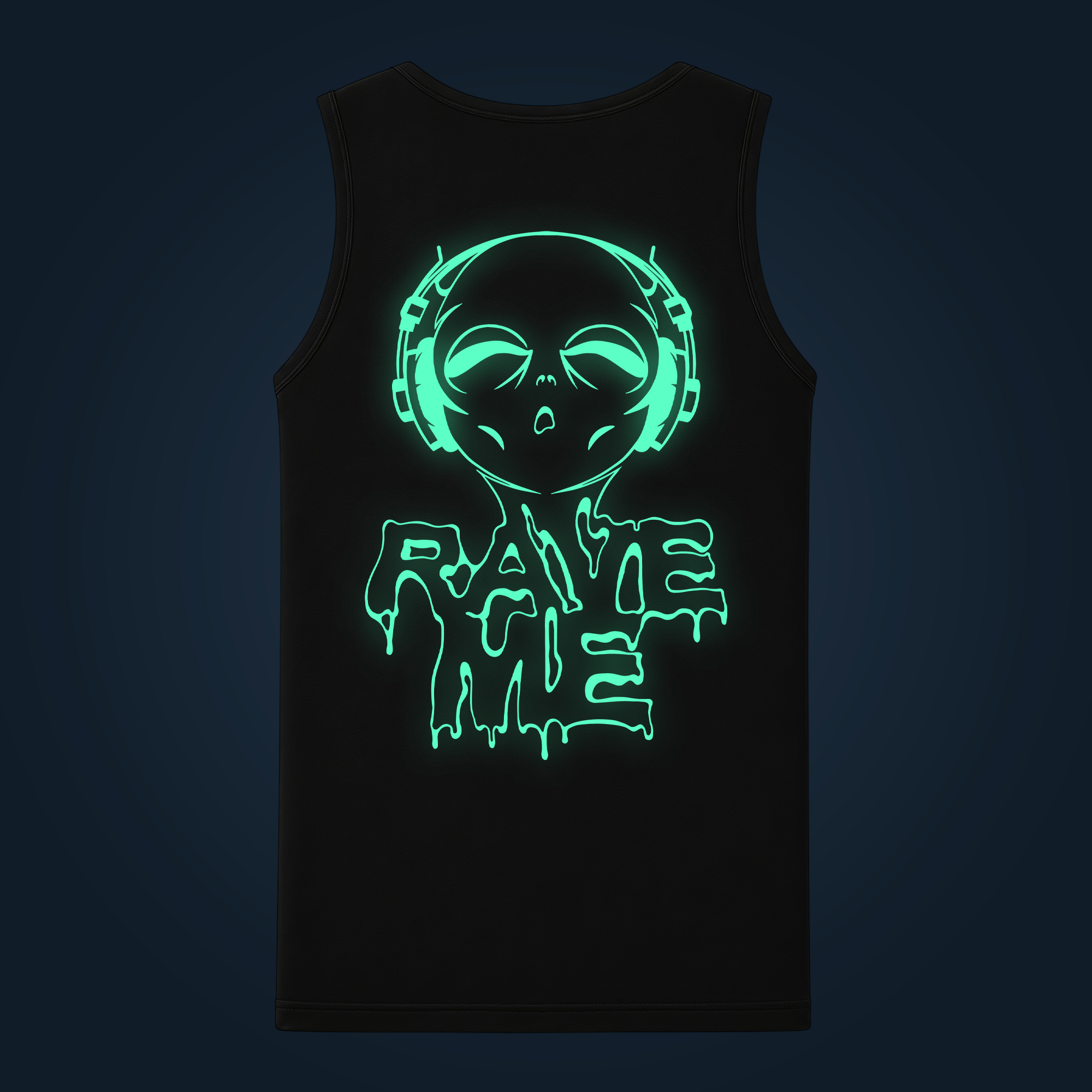 Rave Me tank top men back print