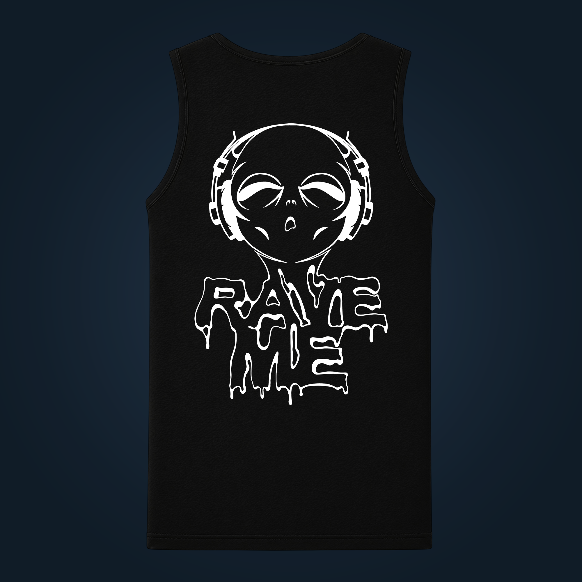Rave Me tank top men back print - Image 2
