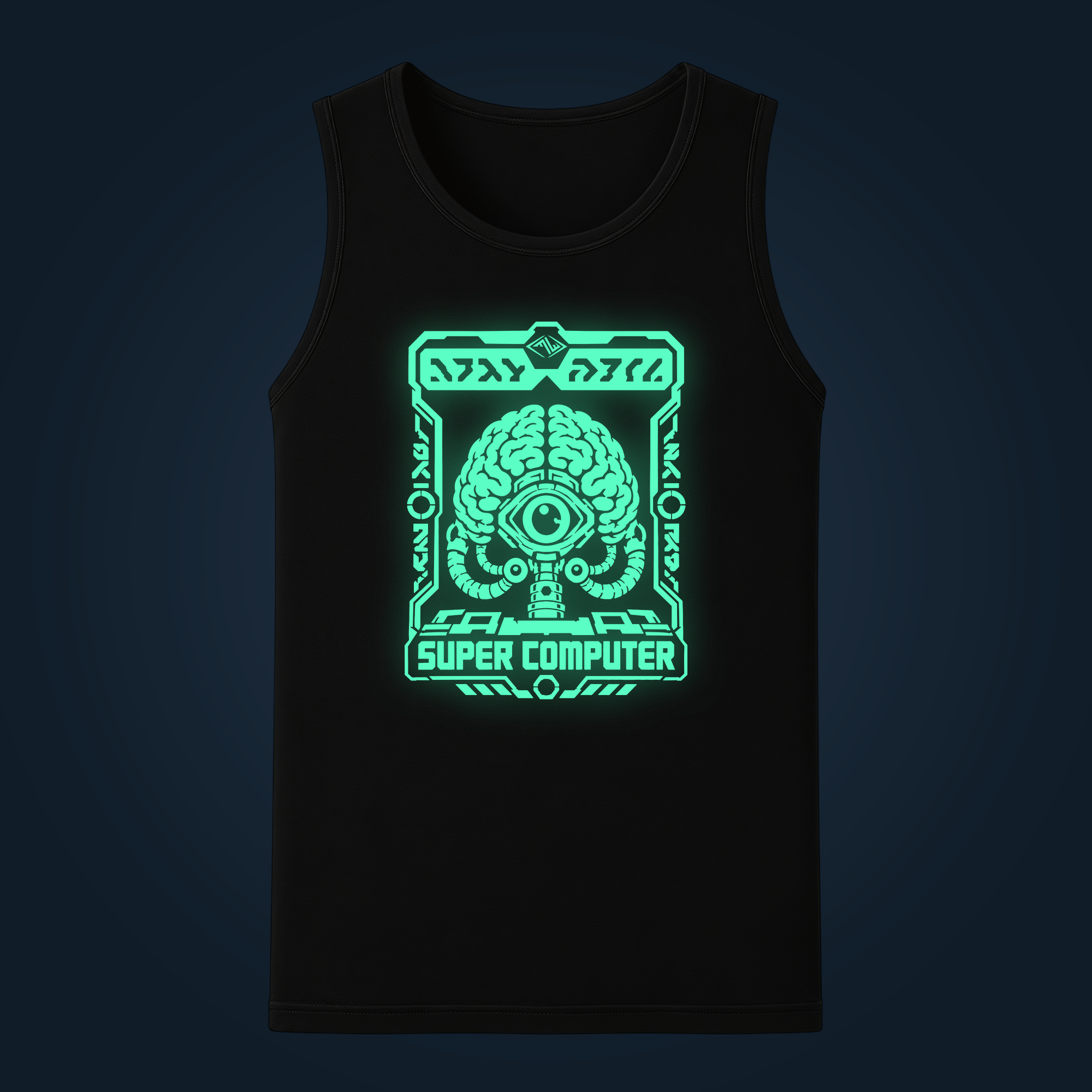 SUPER COMPUTER tank top men