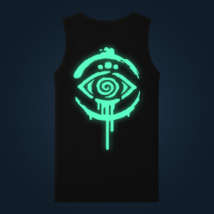 Tribal Eye tank top men back print