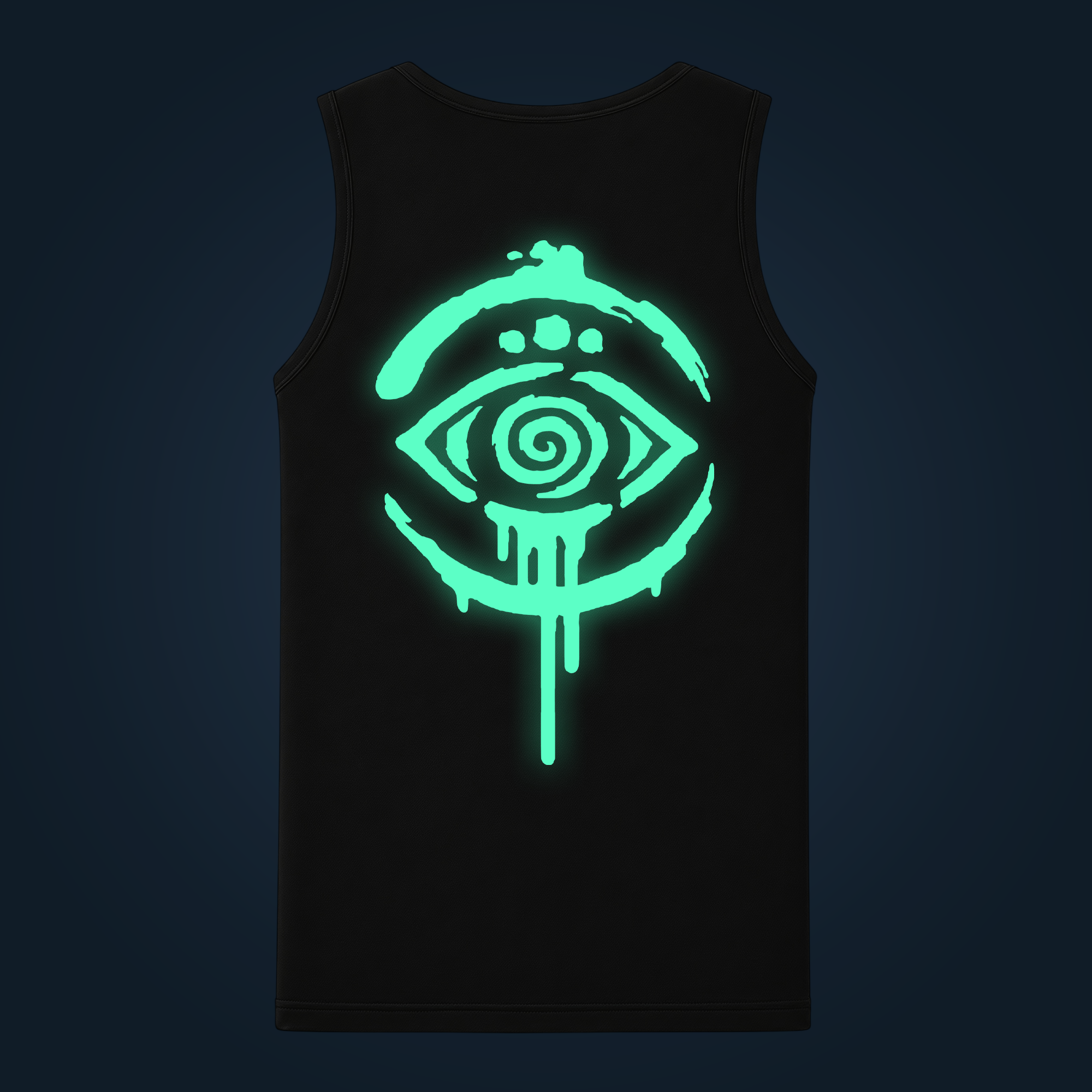 Tribal Eye tank top men back print