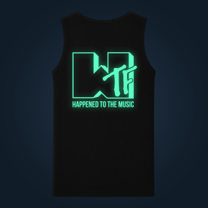 WTF tank top men back print