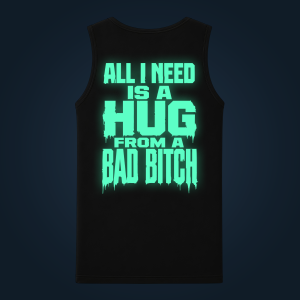 ALL I NEED tank top men back print
