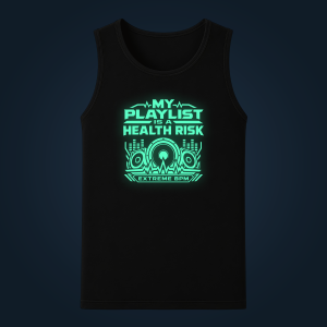 MY PLAYLIST IS A HEALTH RISK tank top men