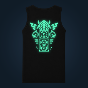 RAVE TOTEM tank top men back print
