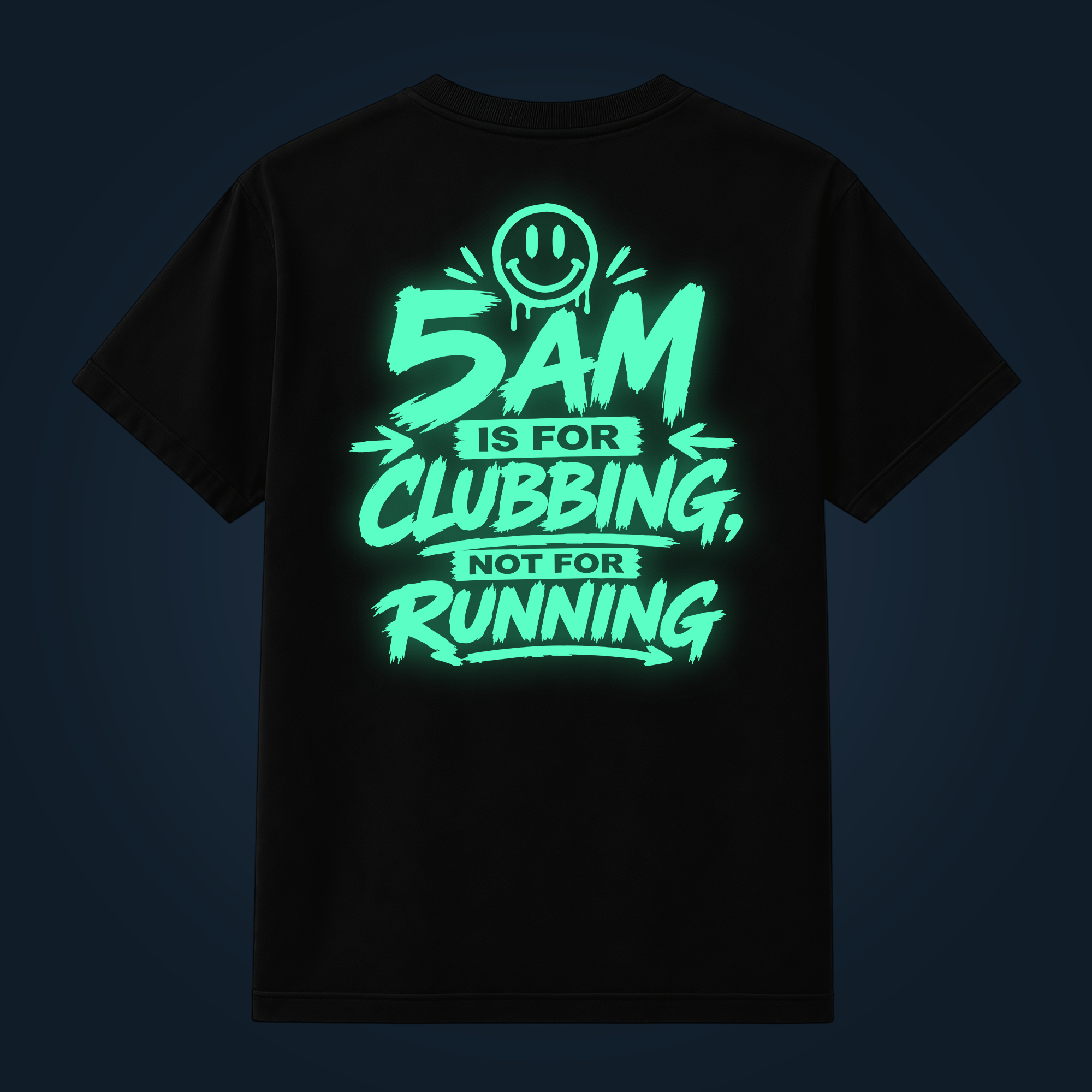 5 AM back print