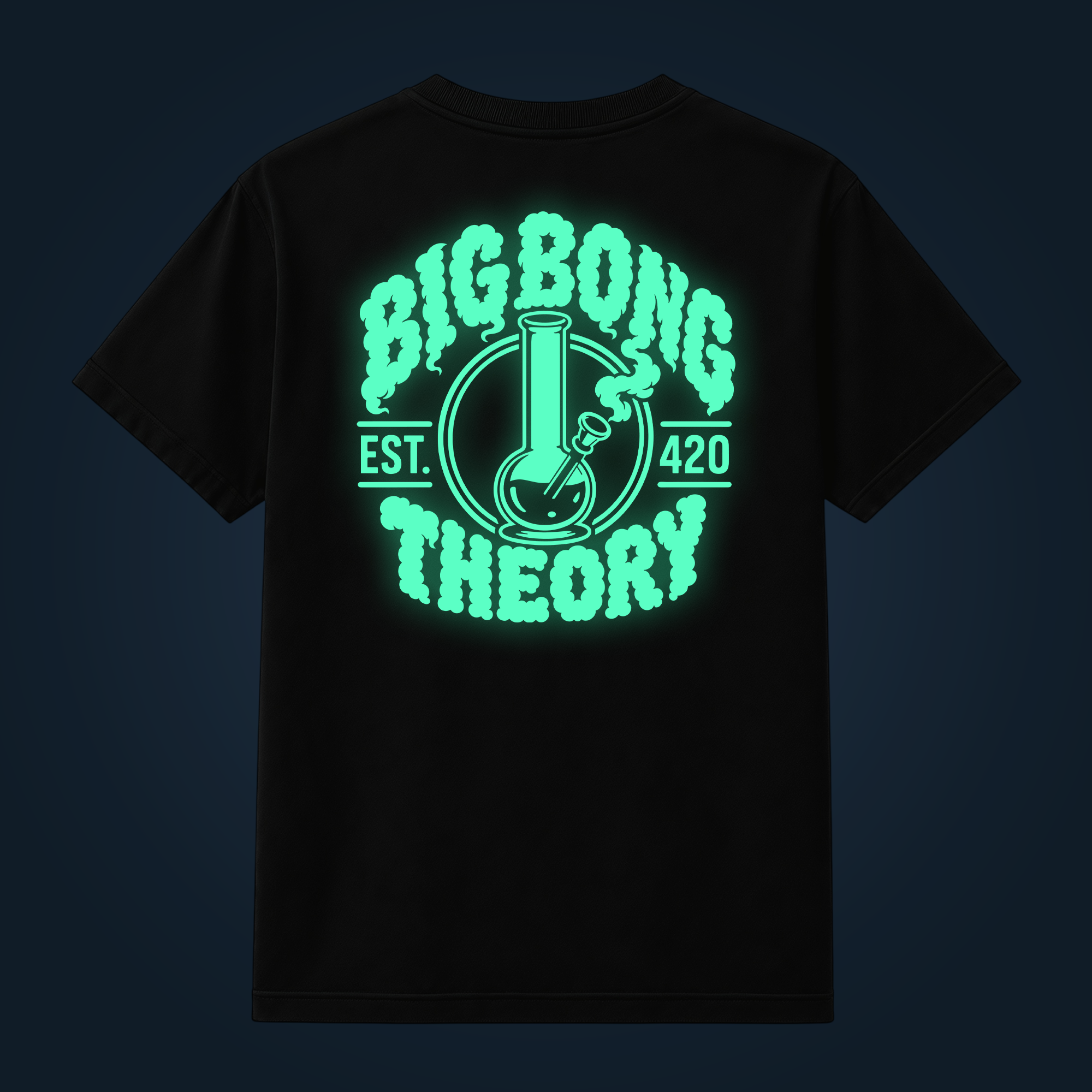 Big Bong Theory back print