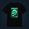 FATAL ERROR T-shirt with front print glowing green in the dark