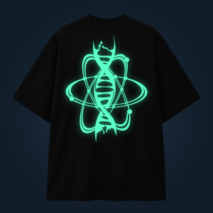 Atomic DNA oversized t-shirt backprint