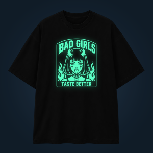 BAD GIRLS TASTE BETTER oversized t-shirt