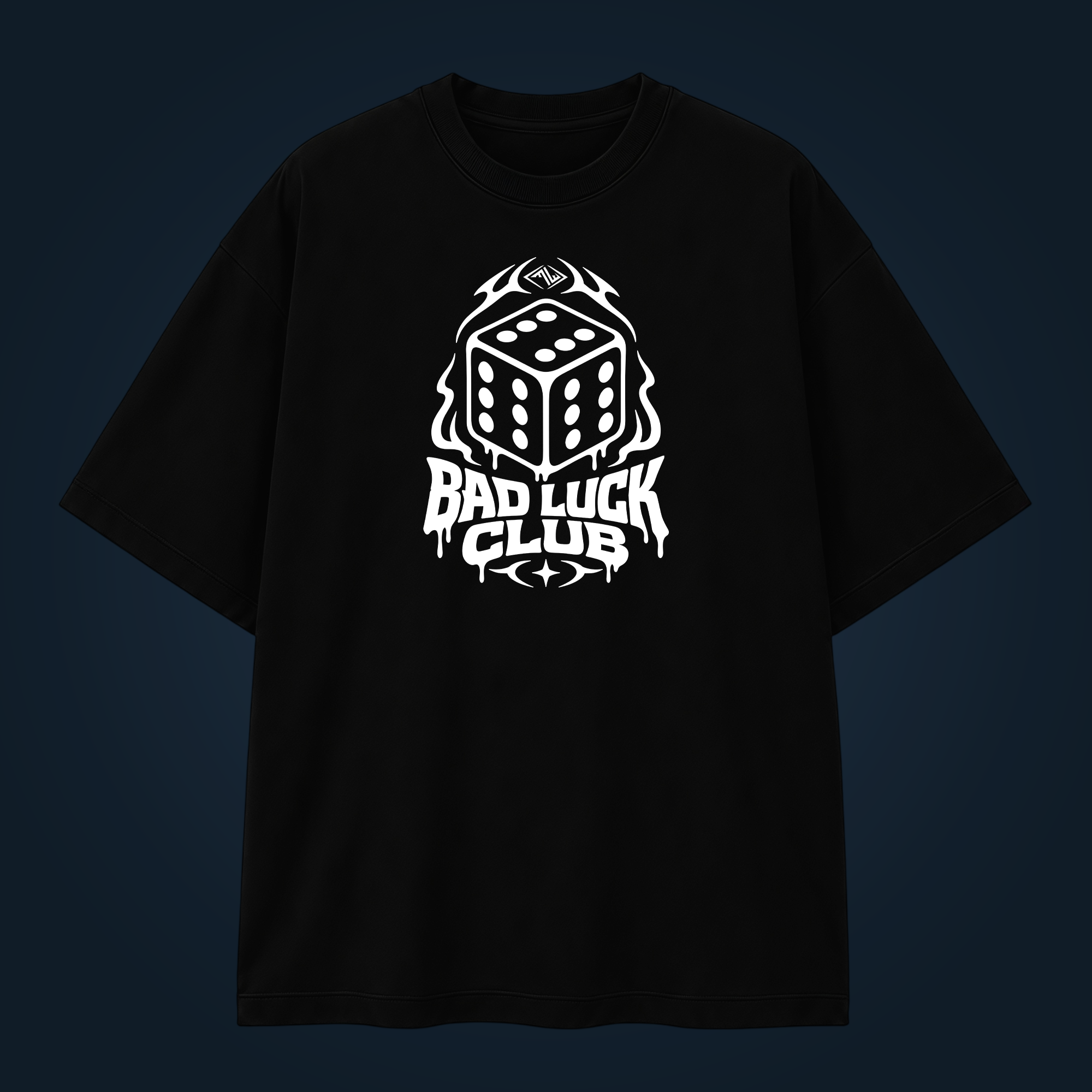 BAD LUCK CLUB oversized t-shirt - Image 2