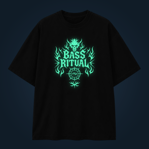 BASS RITUAL oversized t-shirt