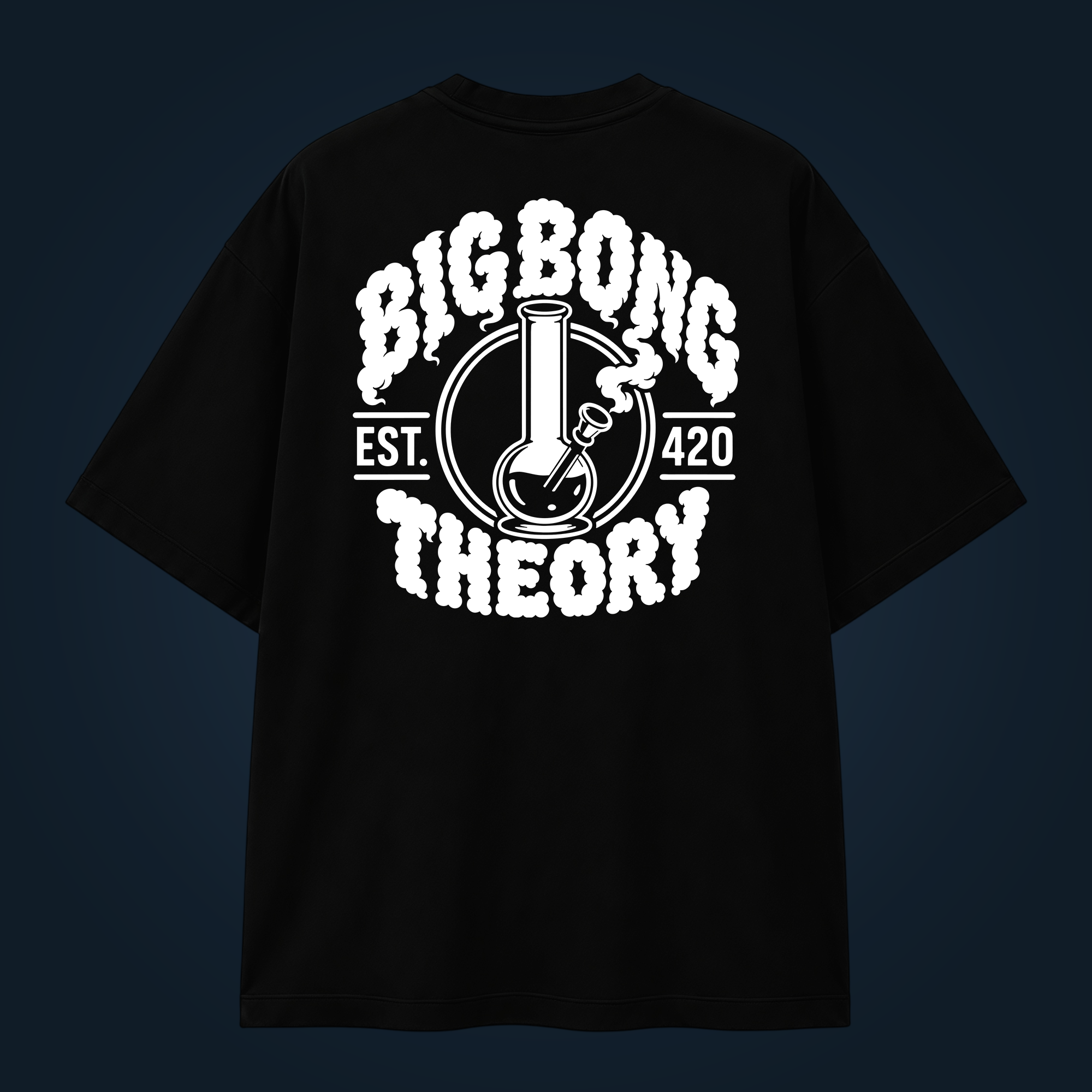 Big Bong Theory oversized t-shirt backprint - Image 2