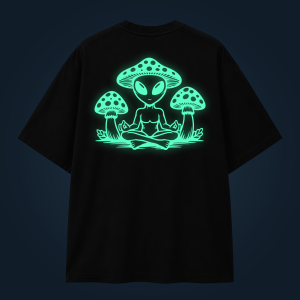 COSMIC SHAMAN oversized t-shirt backprint