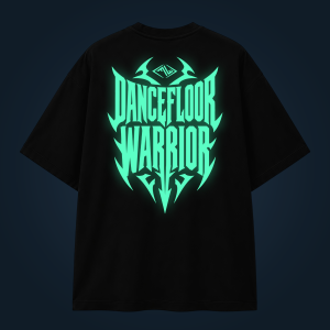 DANCEFLOOR WARRIOR oversized t-shirt backprint