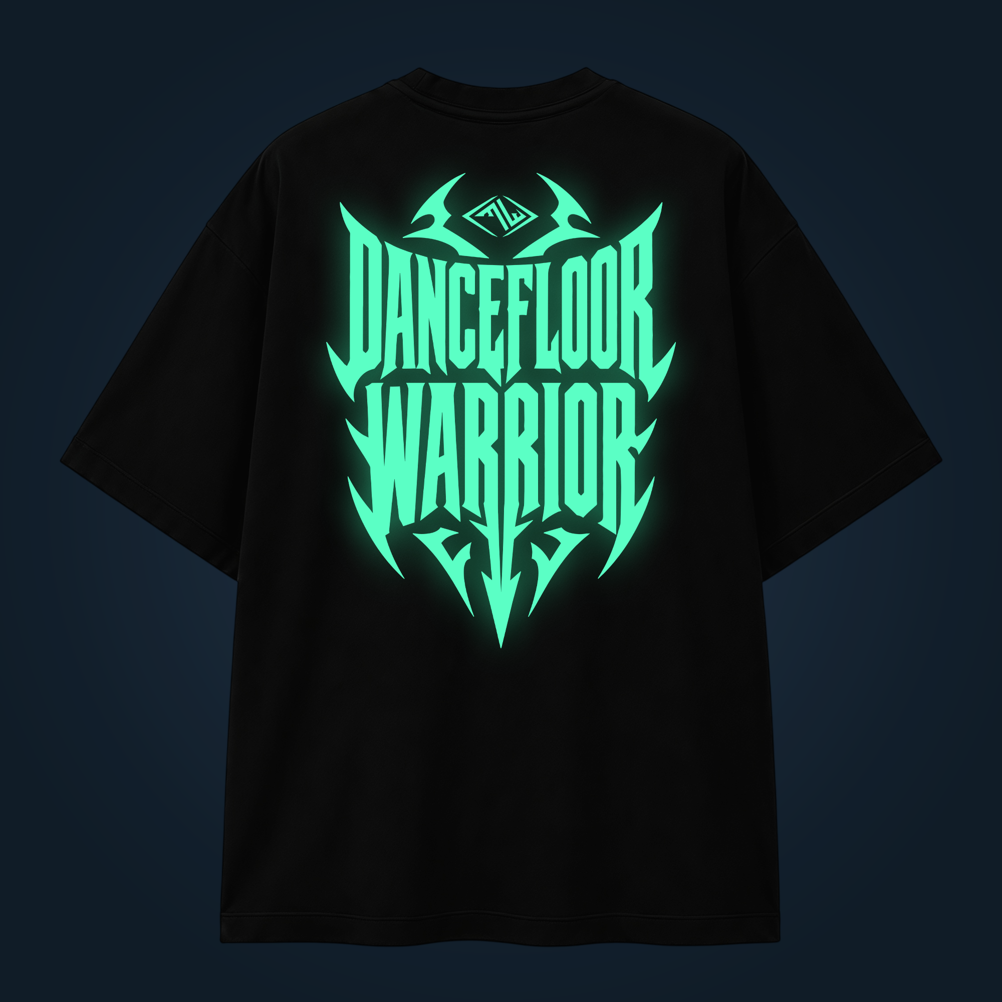 DANCEFLOOR WARRIOR oversized t-shirt backprint