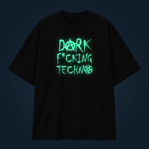 Dark F*cking Techno oversized t-shirt